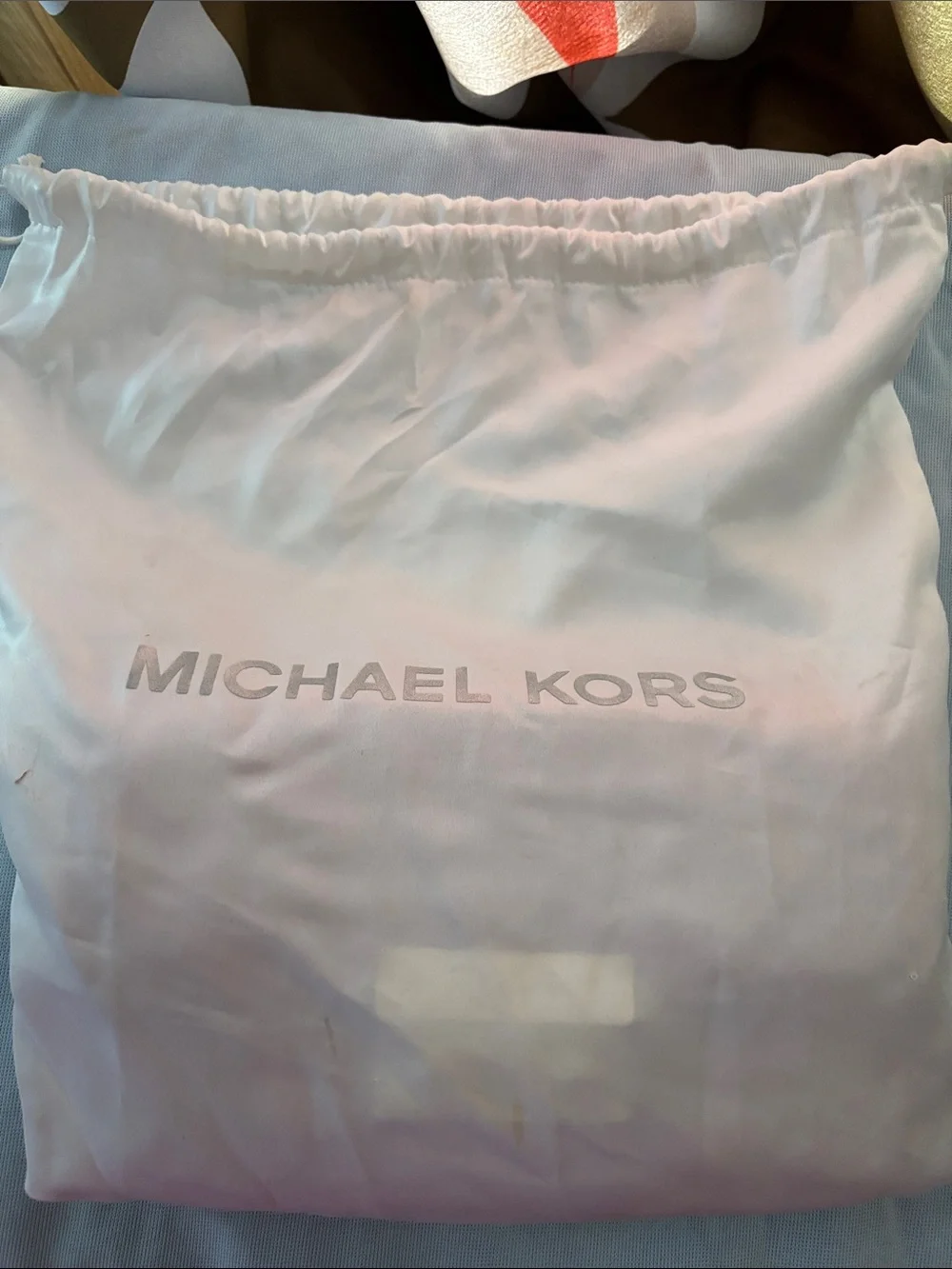 Michael Kors Sloan Quilted Leather Bag in a vibrant fuchsia with dust bag